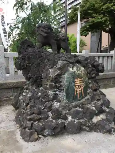 胡録神社の狛犬