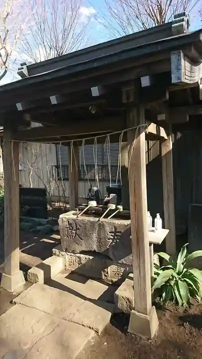 日枝神社の手水舎