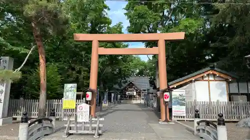 旭川神社の鳥居