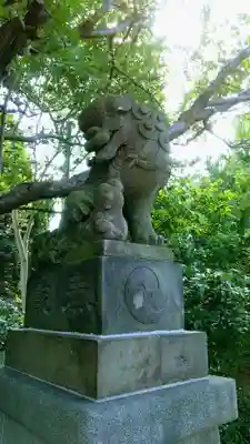 検見川神社の狛犬
