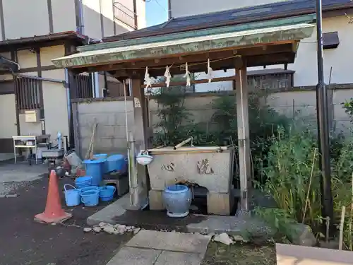 東玉川神社の手水舎