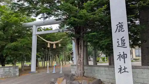 鹿追神社の鳥居