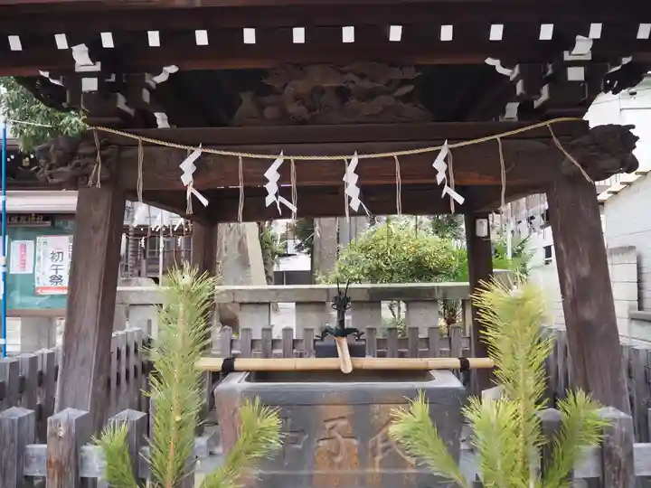 隅田稲荷神社の手水舎