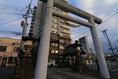 阿邪訶根神社の鳥居