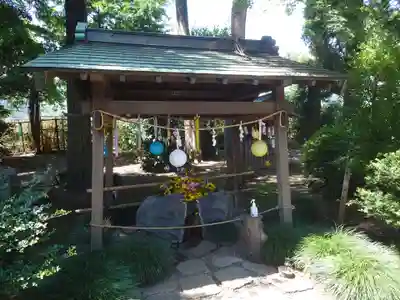 馬場氷川神社の手水舎