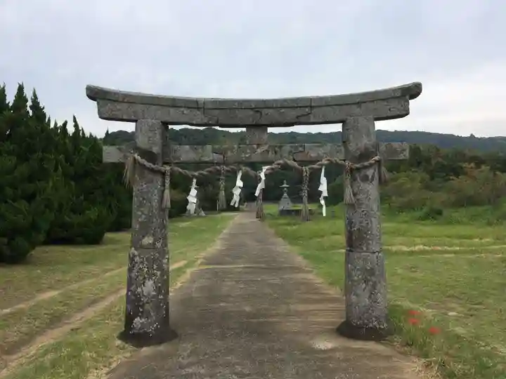 白沙八幡神社の鳥居