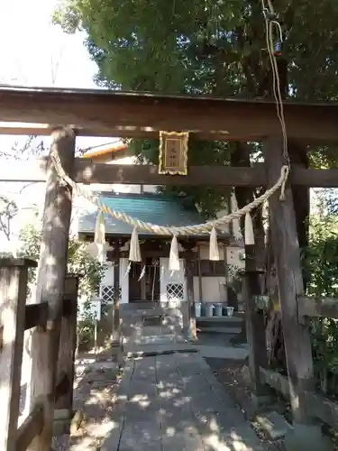 所澤神明社の鳥居