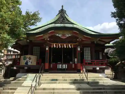 阿倍王子神社の本殿・本堂