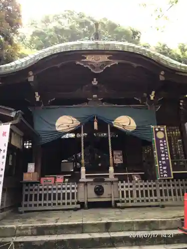 御田八幡神社の本殿・本堂