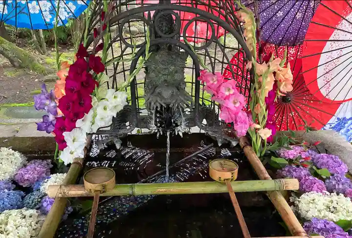 若宮神明社の手水舎