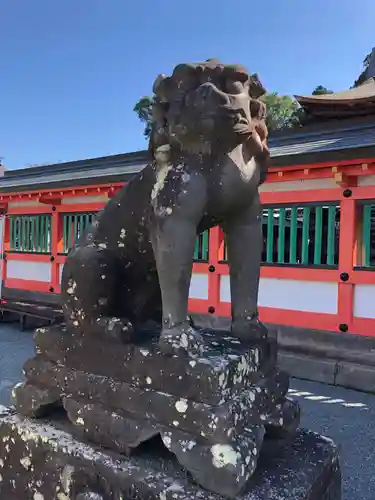 高良大社の狛犬