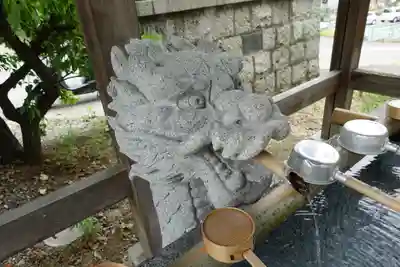 長尾菅原神社の手水舎