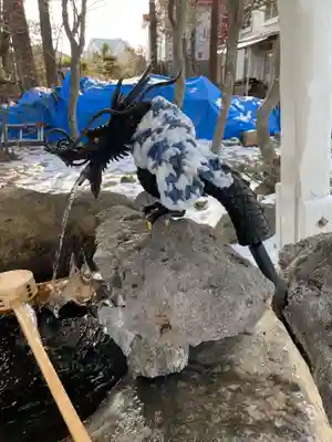 南豪神社の手水舎