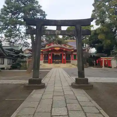 品川神社の鳥居