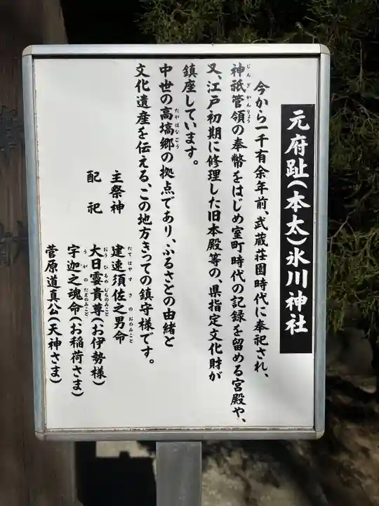 本太氷川神社(埼玉県)