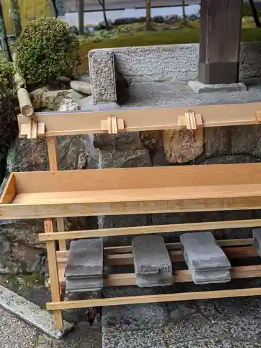 伊奈波神社の手水