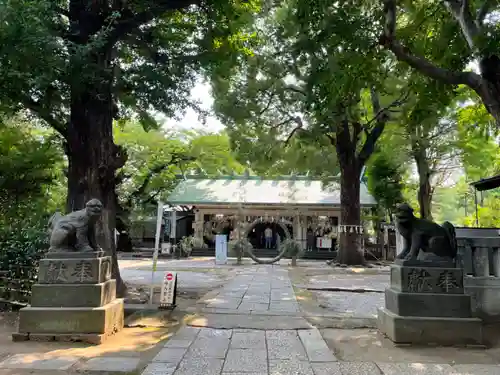 駒込天祖神社の狛犬