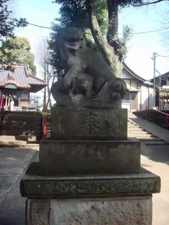 牟礼神明社の狛犬