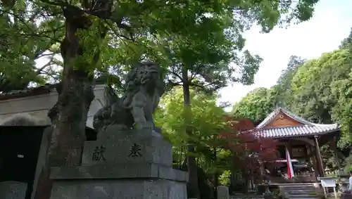 磐手杜神社の狛犬