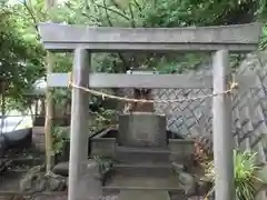 白旗神社の鳥居