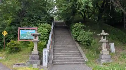 新得神社の景色