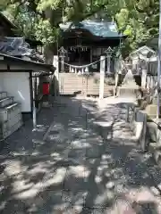 津田八幡神社の本殿