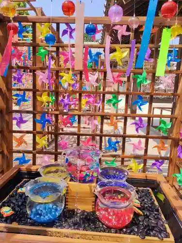 金井神社の手水舎