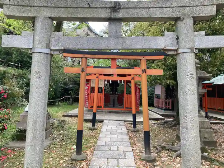 難波大社 生國魂神社の鳥居