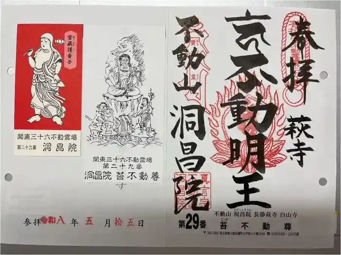洞昌院の御朱印