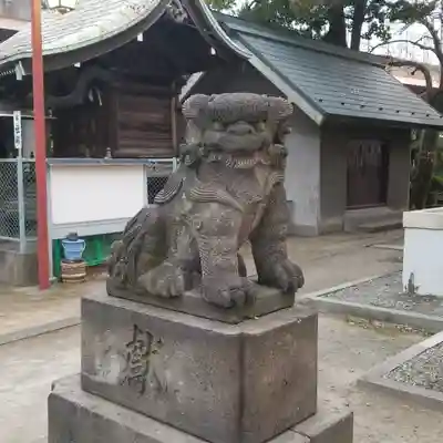 上小松天祖神社の狛犬