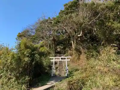 お天狗様の鳥居