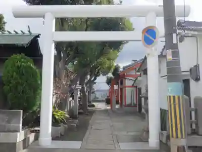 朝日神明社の鳥居