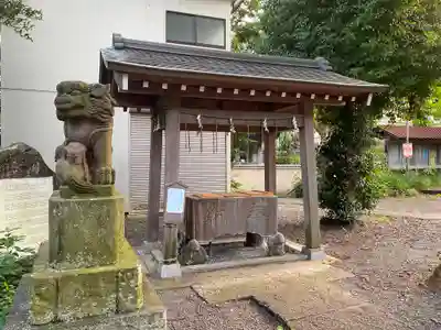 青渭神社の手水舎
