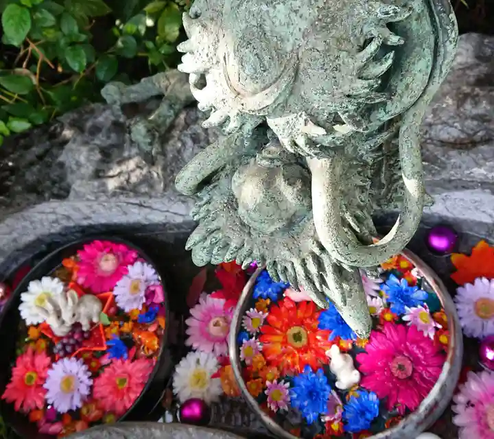 三輪神社の手水舎