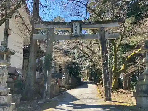 胡宮神社（敏満寺史跡）の鳥居