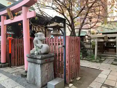 柳森神社の狛犬