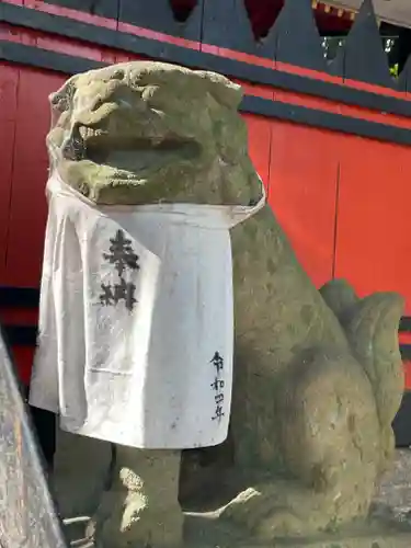 勢野薬隆寺八幡神社の狛犬