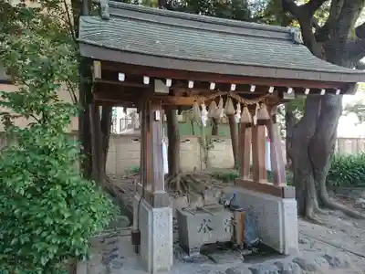 神明社(高畑神明社)の手水舎