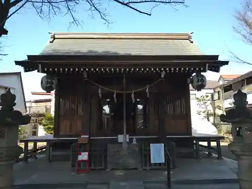 天沼熊野神社の本殿・本堂