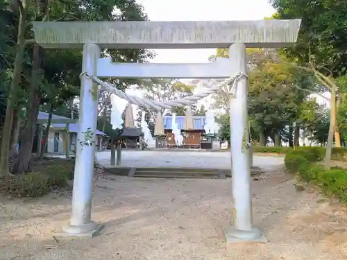 御鍬神社の鳥居