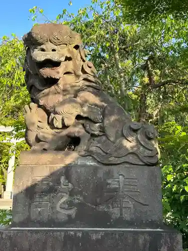 検見川神社の狛犬