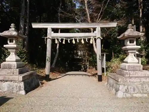 川添神社の鳥居