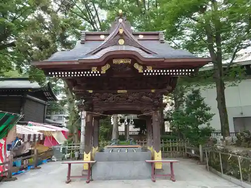 大國魂神社の手水