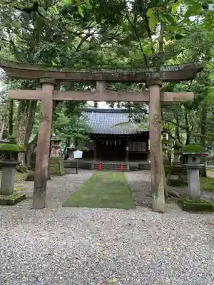 尾山神社の鳥居