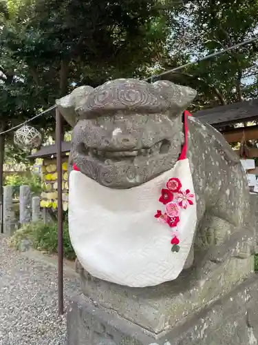 菊田神社の狛犬