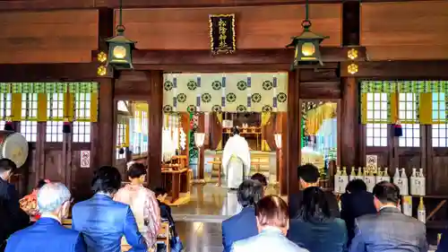 松陰神社の本殿