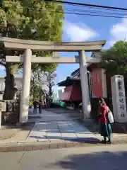 麻布氷川神社の鳥居