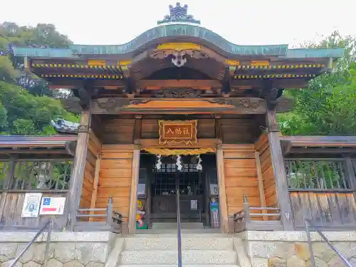 山口八幡社の本殿・本堂