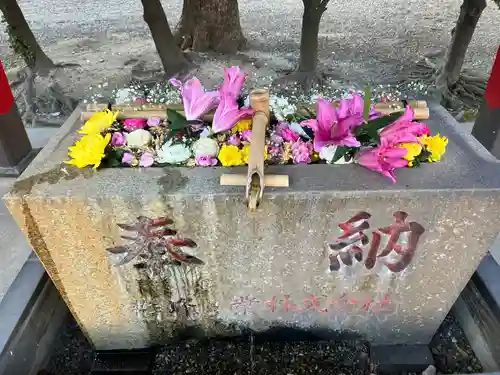 元郷氷川神社の手水