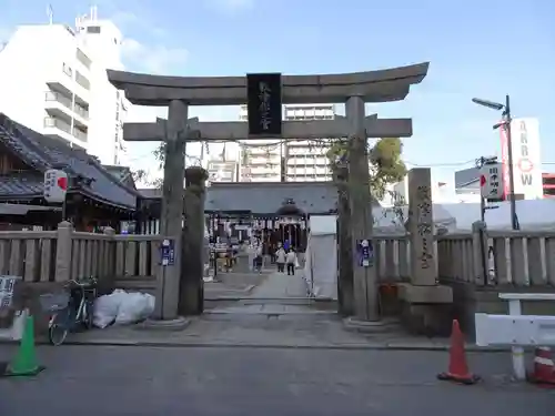 敷津松之宮　大国主神社の鳥居